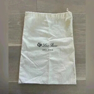 LORO PIANA COTTON open walk dust travel drawstring BAG